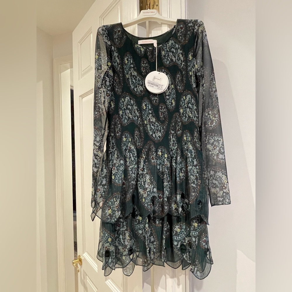 One time worn- See by Chloe paisley dress